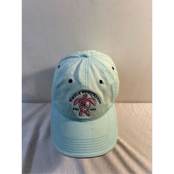 Simply Southern green hat turtle logo 100 cotton rn#131535 - Picture 2 of 7